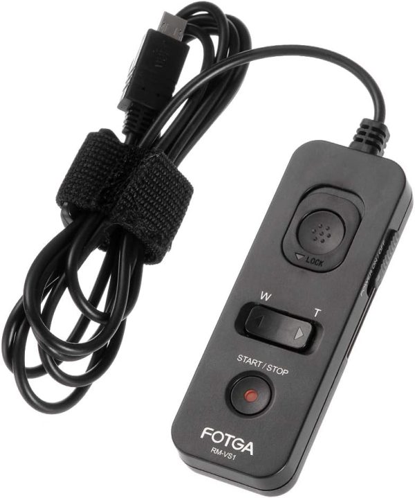 Fotga 59Inch Remote Control Shutter Release Cord for Sony A1 A9 A7 A7S A7RV A7R II III IV A9III A6400 A6500 A6600 RX100 VII M7 RX100M6 M4 M5 RX10M3 M4 A77 A99 II FDR-AX700 FX3 ZV-1 as RM-VPR1